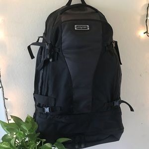 Vintage Jansport Backpacking Backpack Black Unisex